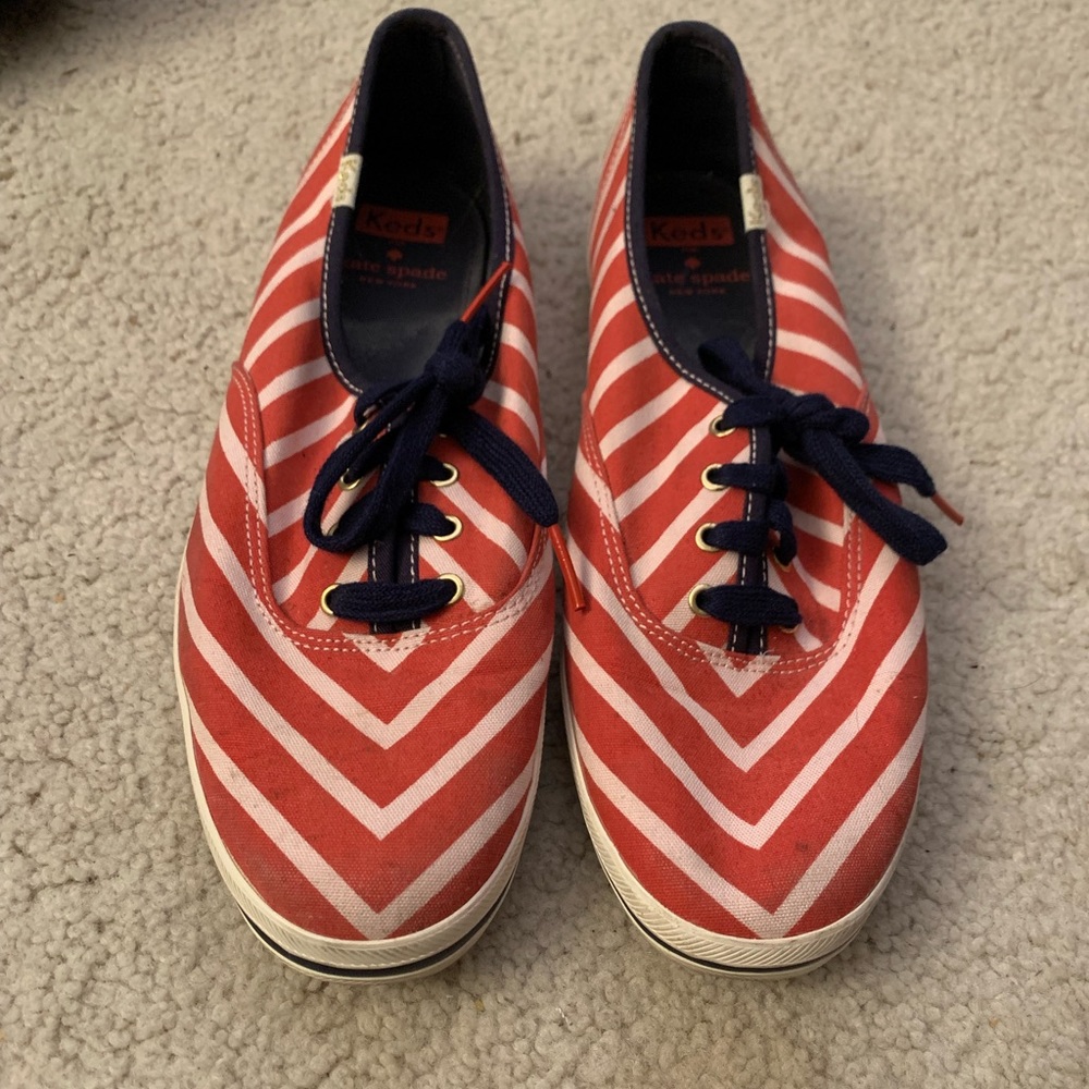 Kate spade keds in red/white/blue